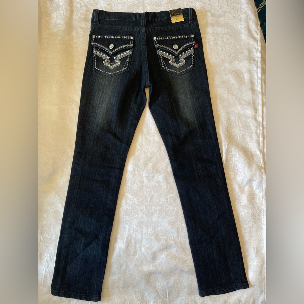 Pop Jeans- size 12- NWT- Dark Blue